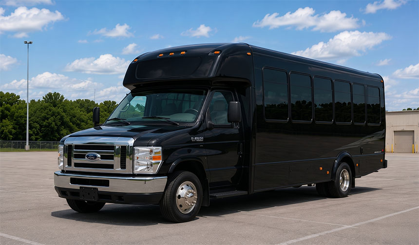 20-passenger minibus for charter in Indianapolis, IN